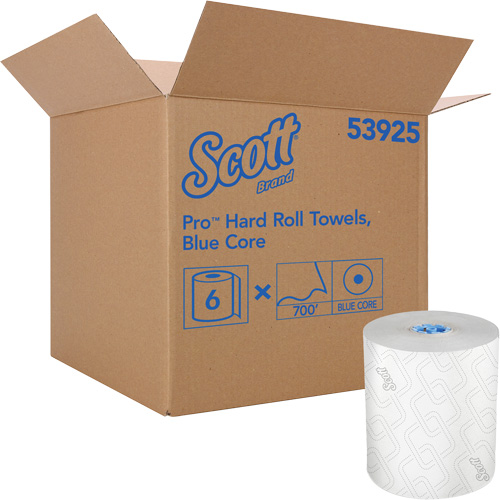Pro High Capacity Hard Roll Towels, Standard, 700' L R.M.G. Prévention