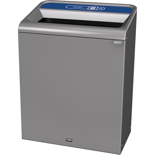Configure Paper Waste Container, Bulk/Curbside/Deskside, Steel, 45 US gal. R.M.G. Prévention