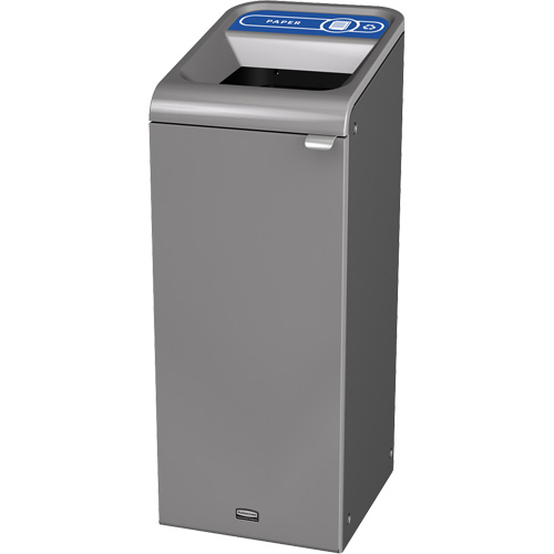 Configure Paper Waste Container, Bulk/Curbside/Deskside, Steel, 15 US gal. R.M.G. Prévention