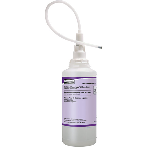 Recharge de savon mousse sans parfum ni colorant pour les mains OneShot, Mousse, 800 ml, Sans parfum R.M.G. Prévention