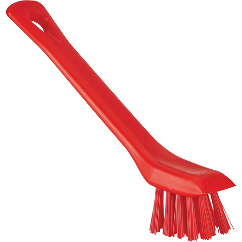 Brush with Scraping Edge, Stiff Bristles, 6" Long, Red R.M.G. Prévention