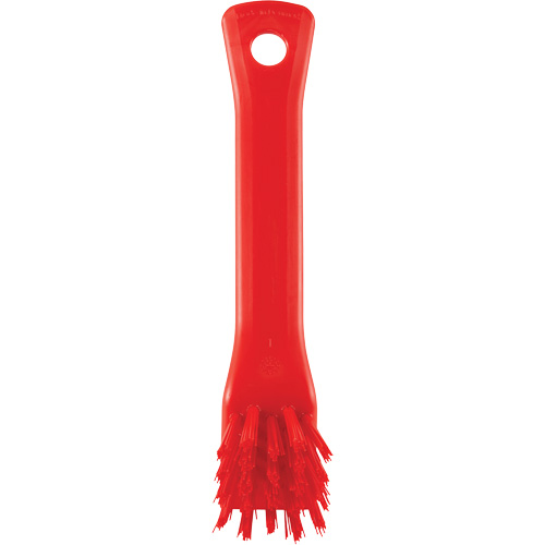 Brush with Scraping Edge, Stiff Bristles, 6" Long, Red R.M.G. Prévention