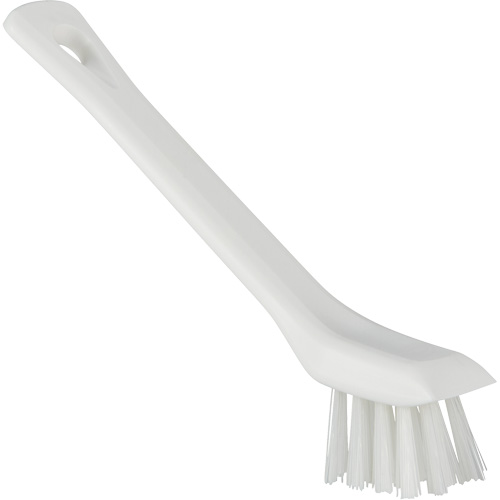 Brush with Scraping Edge, Stiff Bristles, 6" Long, White R.M.G. Prévention