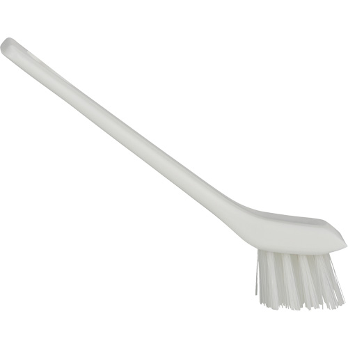 Brush with Scraping Edge, Stiff Bristles, 6" Long, White R.M.G. Prévention