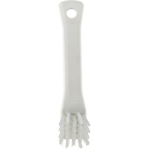Brush with Scraping Edge, Stiff Bristles, 6" Long, White R.M.G. Prévention