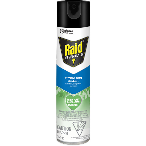Raid&reg; Essentials Flying Bug Killer, 350 g, Aerosol Can R.M.G. Prévention