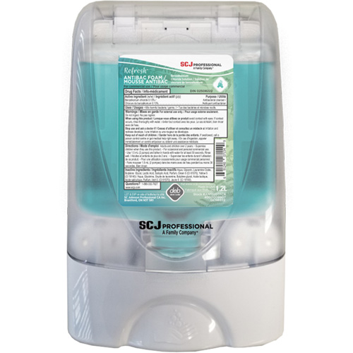 Nettoyant antibact&eacute;rien pour les mains Refresh, Mousse, 1 L, Parfum&eacute; R.M.G. Prévention