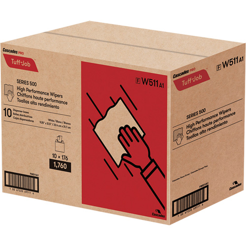 Essuie-tout Spunlace haute performance Pro Tuff-Job, Tout usage, 12-1/2" lo x 9-1/4" la R.M.G. Prévention