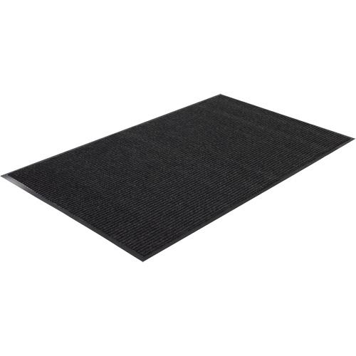 Tapis &agrave; nervures doubles, Essuie-pieds/grattoir, 2' x 3' x 1/4", Charbon R.M.G. Prévention