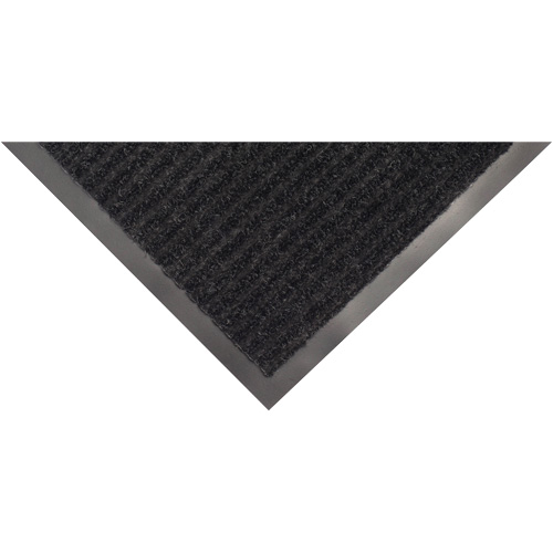 Tapis &agrave; nervures doubles, Essuie-pieds/grattoir, 2' x 3' x 1/4", Charbon R.M.G. Prévention