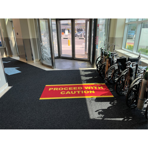 Tapis dentr&eacute;e Supreme Knob, Essuie-pieds/grattoir, 13-5/12' x 75-1/2' x 7/16", Charbon R.M.G. Prévention