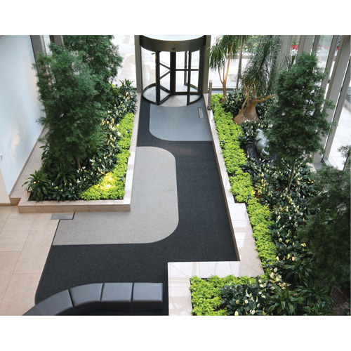 Tapis dentr&eacute;e Supreme Knob, Essuie-pieds/grattoir, 13-5/12' x 75-1/2' x 7/16", Charbon R.M.G. Prévention
