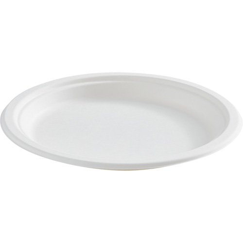 Round Fibre Compostable Plate R.M.G. Prévention