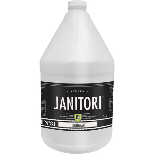 Nettoyant &agrave; vaisselle Janitori 81, Liquide, 4 L R.M.G. Prévention