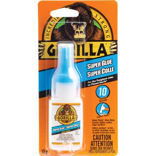 Super Glue, 15 g, Bottle, Clear R.M.G. Prévention