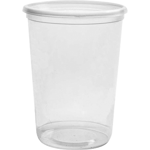 Contenant &agrave; charcuterie transparent sans couvercle Magik 32 oz, Plastique, Ronde R.M.G. Prévention