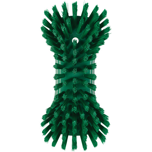 Hand Brush, Extra Stiff Bristles, 9-1/10" Long, Green R.M.G. Prévention
