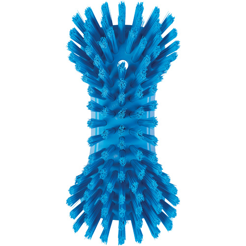 Hand Brush, Extra Stiff Bristles, 9-1/10" Long, Blue R.M.G. Prévention
