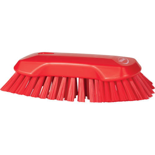 Brosse &agrave; main, Soies Tr&egrave;s ferme, Longueur de 9-1/10", Rouge R.M.G. Prévention