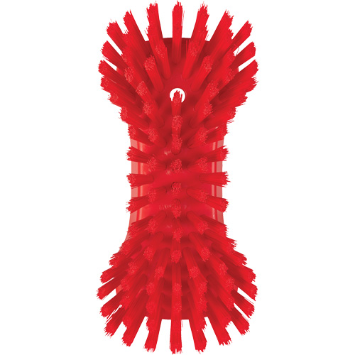 Brosse &agrave; main, Soies Tr&egrave;s ferme, Longueur de 9-1/10", Rouge R.M.G. Prévention