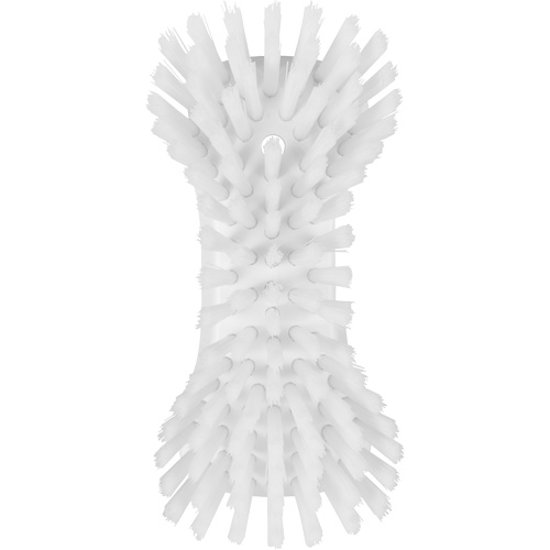 Hand Brush, Extra Stiff Bristles, 9-1/10" Long, White R.M.G. Prévention