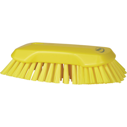 Hand Brush, Extra Stiff Bristles, 9-1/10" Long, Yellow R.M.G. Prévention