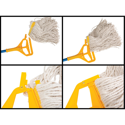 Handle with Clip, Fibreglass/Plastic, Open Gate Tip, 60" Length R.M.G. Prévention