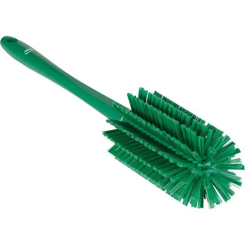 Medium Brush with Handle, Stiff Bristles, 17" Long, Green R.M.G. Prévention