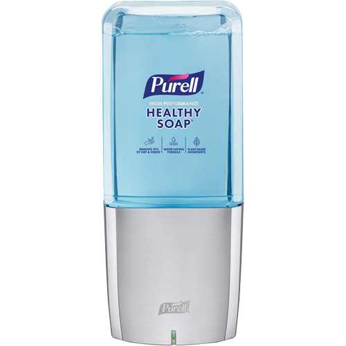 Distributeur de savon pour les mains ES10, Sans contact, Capacit&eacute; de 1200 ml, Format Cartouche de recharge R.M.G. Prévention