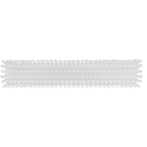 Push Broom Head, Fine/Stiff Bristles, 16-1/2", Polyester/Polypropylene, White R.M.G. Prévention