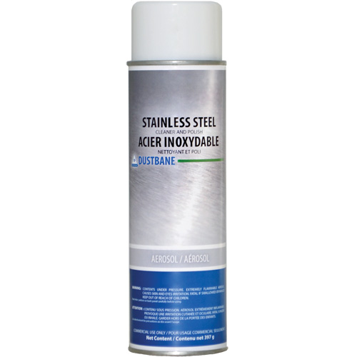 Stainless Steel Cleaner, 14 oz., Aerosol Can R.M.G. Prévention
