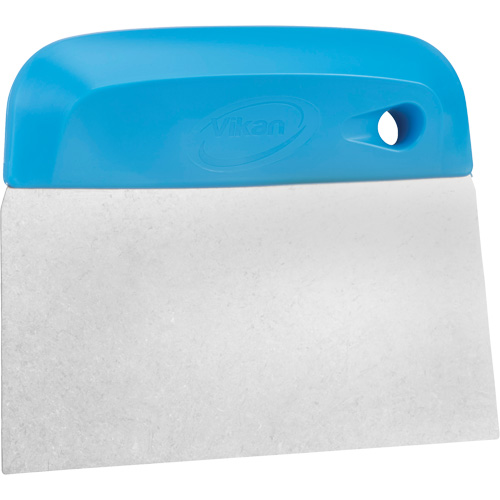 Coupe-p&acirc;te flexible en acier inoxydable, Bleu, 4-1/2" la x 5-3/4" lo R.M.G. Prévention