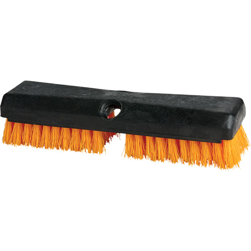 Cleaning Brush, 10" L, Polypropylene Bristles, Black/Red R.M.G. Prévention