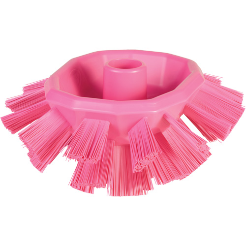 Brosse UST pour cuves, Soies Ferme, Longueur de 7-1/2", Rose R.M.G. Prévention