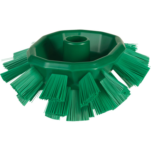 Brosse UST pour cuves, Soies Ferme, Longueur de 7-1/2", Vert R.M.G. Prévention