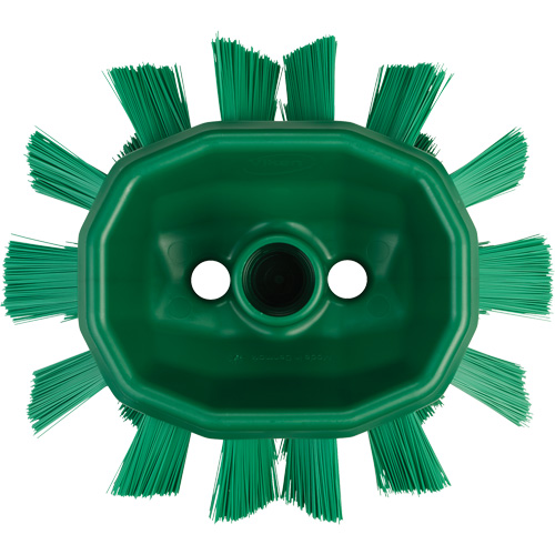 Brosse UST pour cuves, Soies Ferme, Longueur de 7-1/2", Vert R.M.G. Prévention