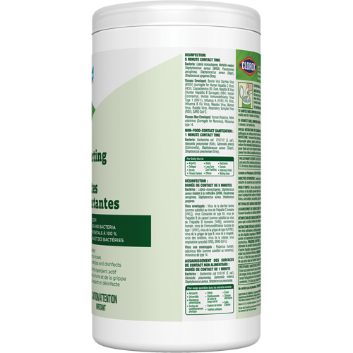 Lingettes d&eacute;sinfectantes EcoClean, 75 lingettes R.M.G. Prévention
