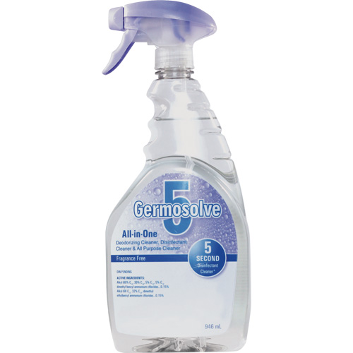 Germosolve 5 Disinfectant & Deodorizer, 946 ml, Trigger Bottle R.M.G. Prévention