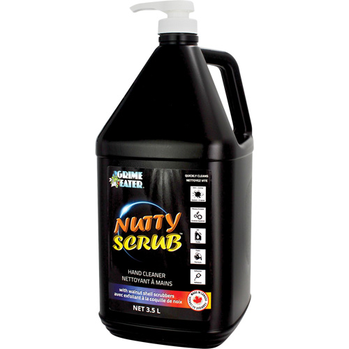 Nutty Scrub Hand Cleaner with Walnut Shell Scrubbers, Pumice, 3.5 L, Bottle, Unscented R.M.G. Prévention