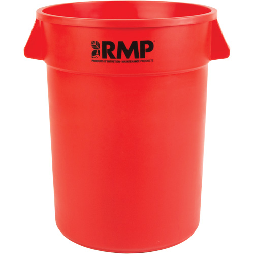 Garbage Bin, Polyethylene, 32 US gal. R.M.G. Prévention