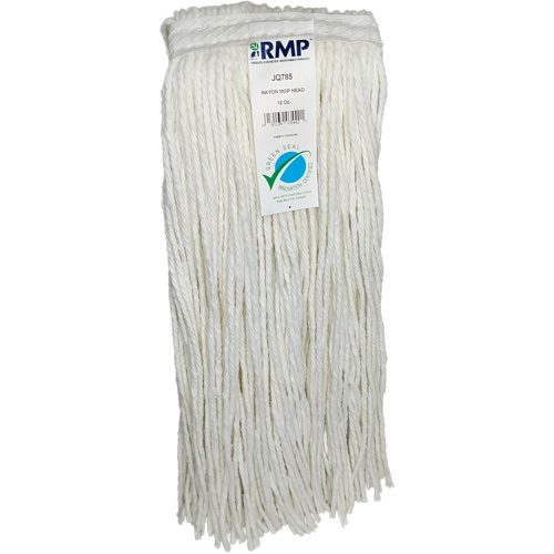 T&ecirc;te de vadrouille &eacute;troite &agrave; 4 plis, Rayonne, 12 oz, Style Coup&eacute; R.M.G. Prévention