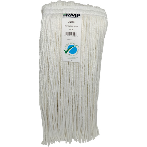 T&ecirc;te de vadrouille &eacute;troite &agrave; 4 plis, Rayonne, 16 oz, Style Coup&eacute; R.M.G. Prévention