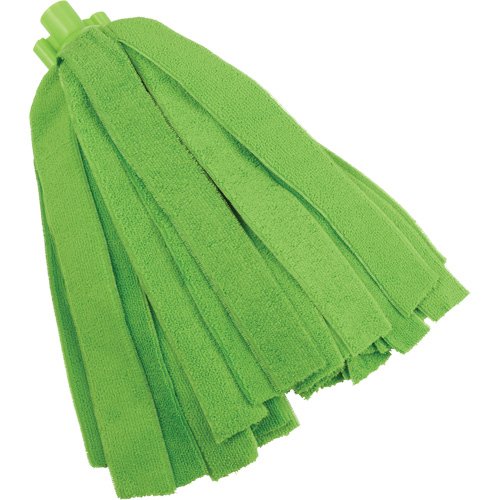 Socket Mop, Green, Microfibre, Cut Style R.M.G. Prévention