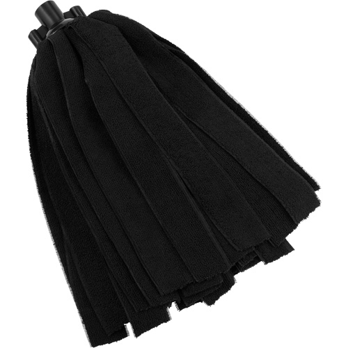 Socket Mop, Black, Microfibre, Cut Style R.M.G. Prévention