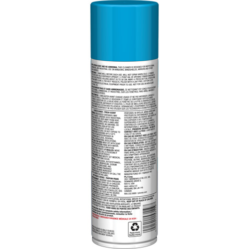 Ammonia-Free Pro Line Glass Cleaner with Fresh Scent, 19 oz., Aerosol Can R.M.G. Prévention