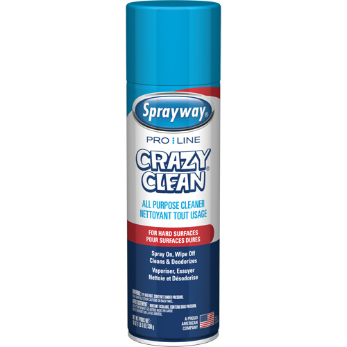 Pro Line Crazy Clean&reg; All Purpose Crazy Cleaner, 19 oz., Aerosol Can R.M.G. Prévention