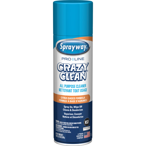 Pro Line Crazy Clean&reg; All Purpose Cleaner, 19 oz., Aerosol Can R.M.G. Prévention