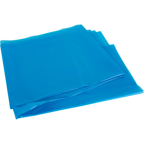 Sacs &agrave; d&eacute;chets de calibre industriel, Fort, 35" la x 50" lo, 0,9 mils, Bleu, Capacit&eacute; 194 L (44 gal.) R.M.G. Prévention
