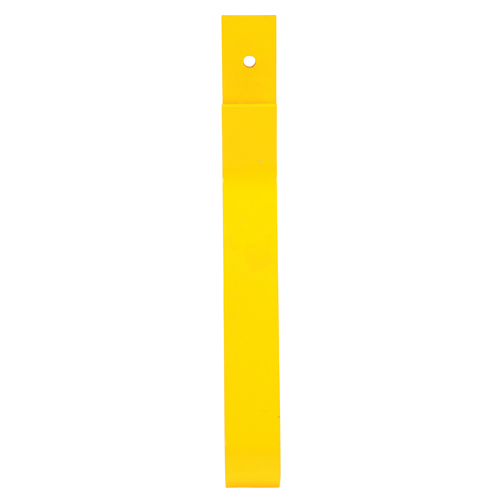 Poteau de garde-corps, Acier, 10-3/4" lo x 24" h, Jaune R.M.G. Prévention