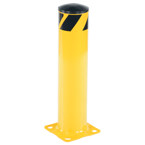 Butoir de s&eacute;curit&eacute;, Acier, 24" h x 5-1/2" la, Jaune R.M.G. Prévention